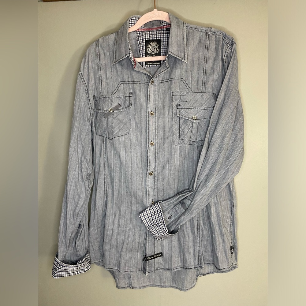 English Laundry XL button up long sleeve shirt